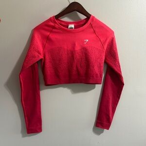 Gymshark Adapt Ombré Seamless Long Sleeve Crop Top